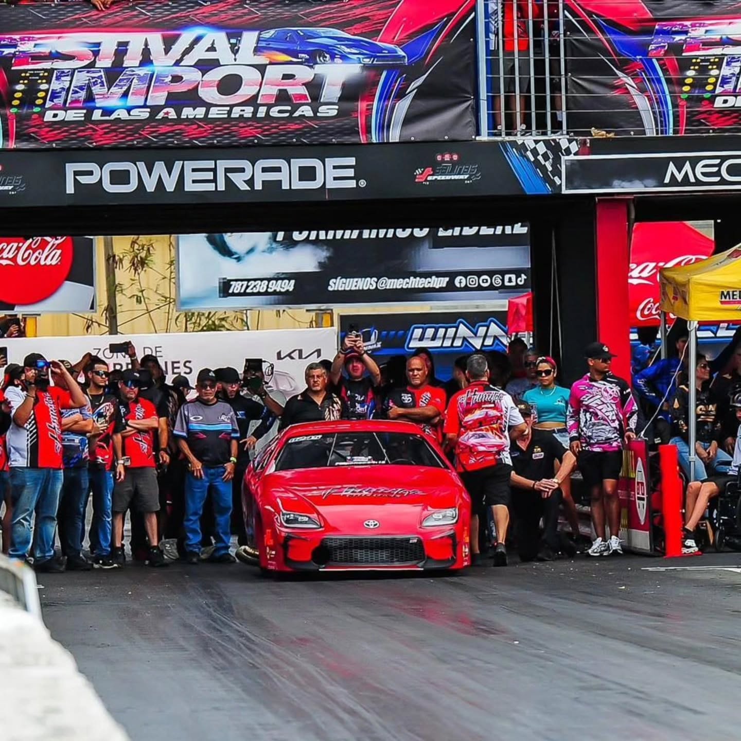 El Humilde at Festival Import de las Americas, Salinas Speedway
